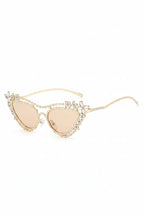 FLEUR Diamond Cat Eye Sunglasses