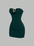 TORQUE Ruched Mini Dress