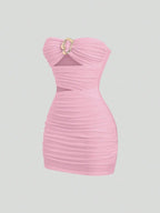 TORQUE Ruched Mini Dress
