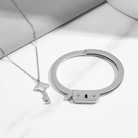LOCK & KEY Bond Cuff + Necklace Set