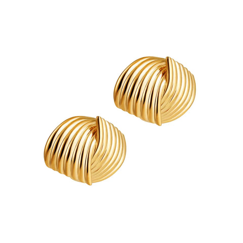 SCULPTURA Vintage Twist Earrings