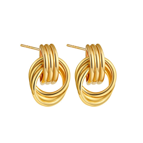 SCULPTURA Vintage Twist Earrings