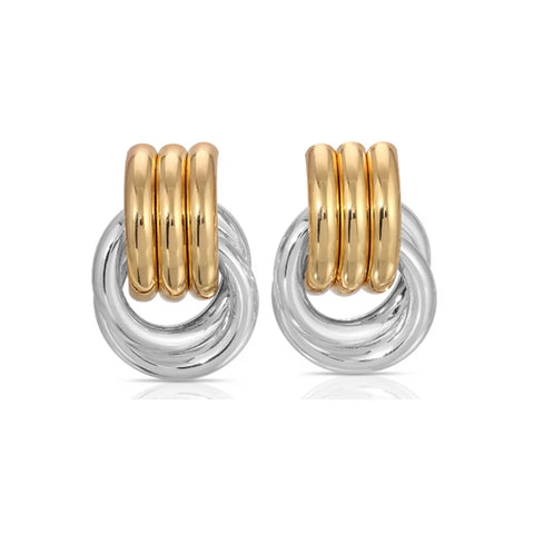 SCULPTURA Vintage Twist Earrings
