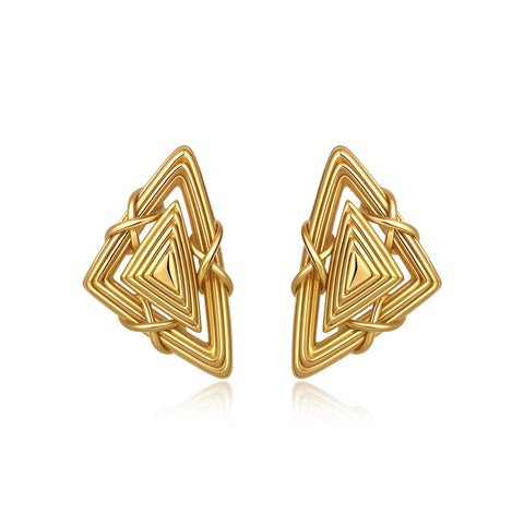 SCULPTURA Vintage Twist Earrings