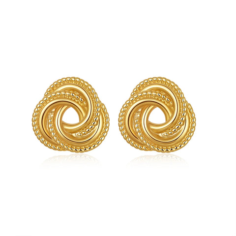 SCULPTURA Vintage Twist Earrings