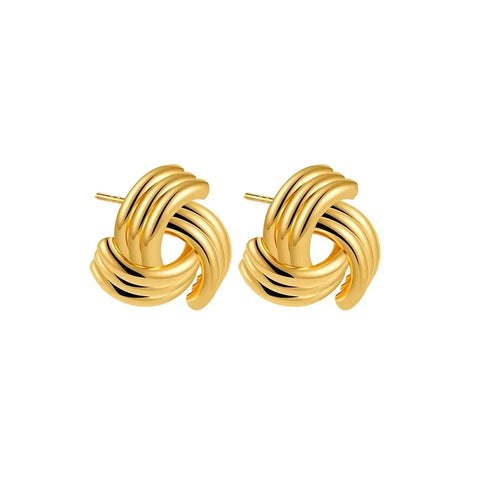 SCULPTURA Vintage Twist Earrings