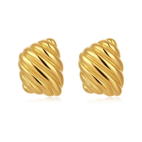 SCULPTURA Vintage Twist Earrings