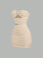 TORQUE Ruched Mini Dress