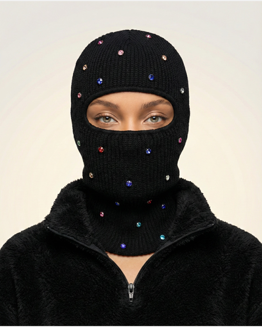 VELORA Crystal Veil Balaclava-hat-SAINT CHIC Main image