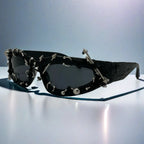VENOM Studded Sunglasses-Sunglasses-SAINT CHIC
