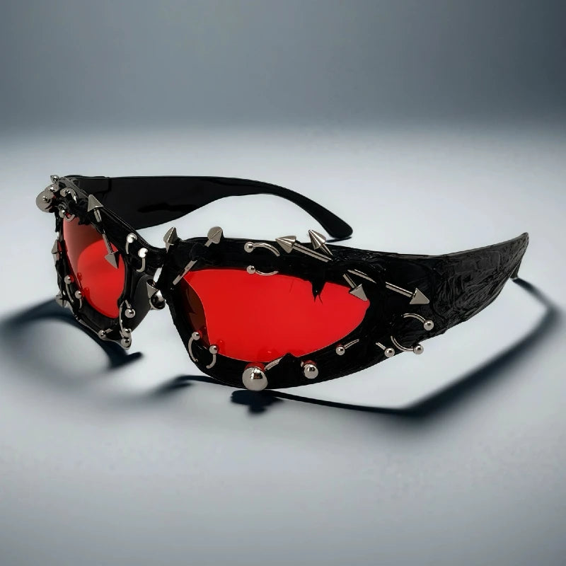 VENOM Studded Sunglasses-Sunglasses-SAINT CHIC