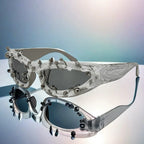 VENOM Studded Sunglasses-Sunglasses-SAINT CHIC