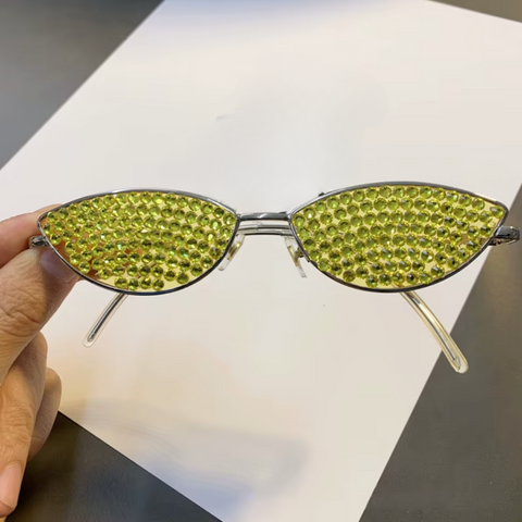 CAT-EYE Rhinestone Sun Glasses
