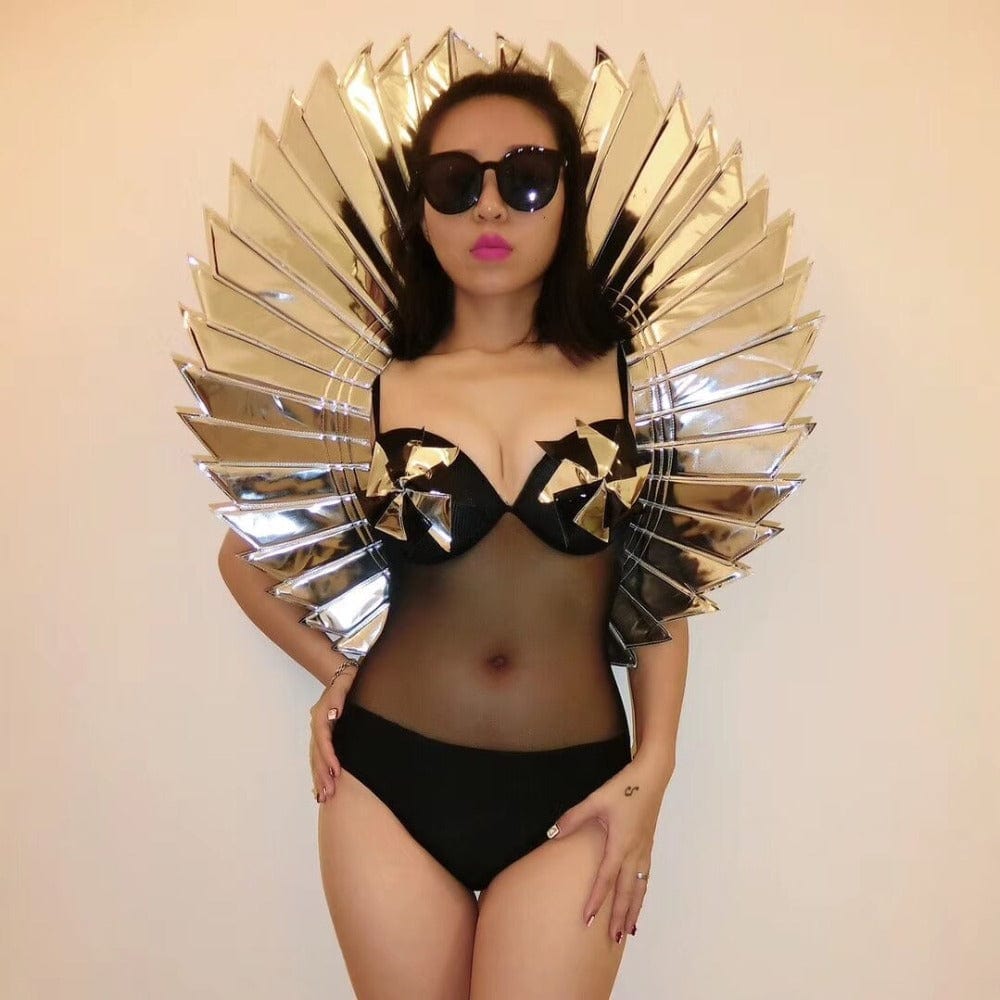 ARIES Wing Collar-Costumes-SAINT CHIC-Silver-SAINT CHIC