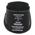 BLACK PAPARAZZI VISOR® 2.0 – Original Rainbow Lens UV Sun Shield with UPF 50+-Hats-SAINT CHIC-SAINT CHIC