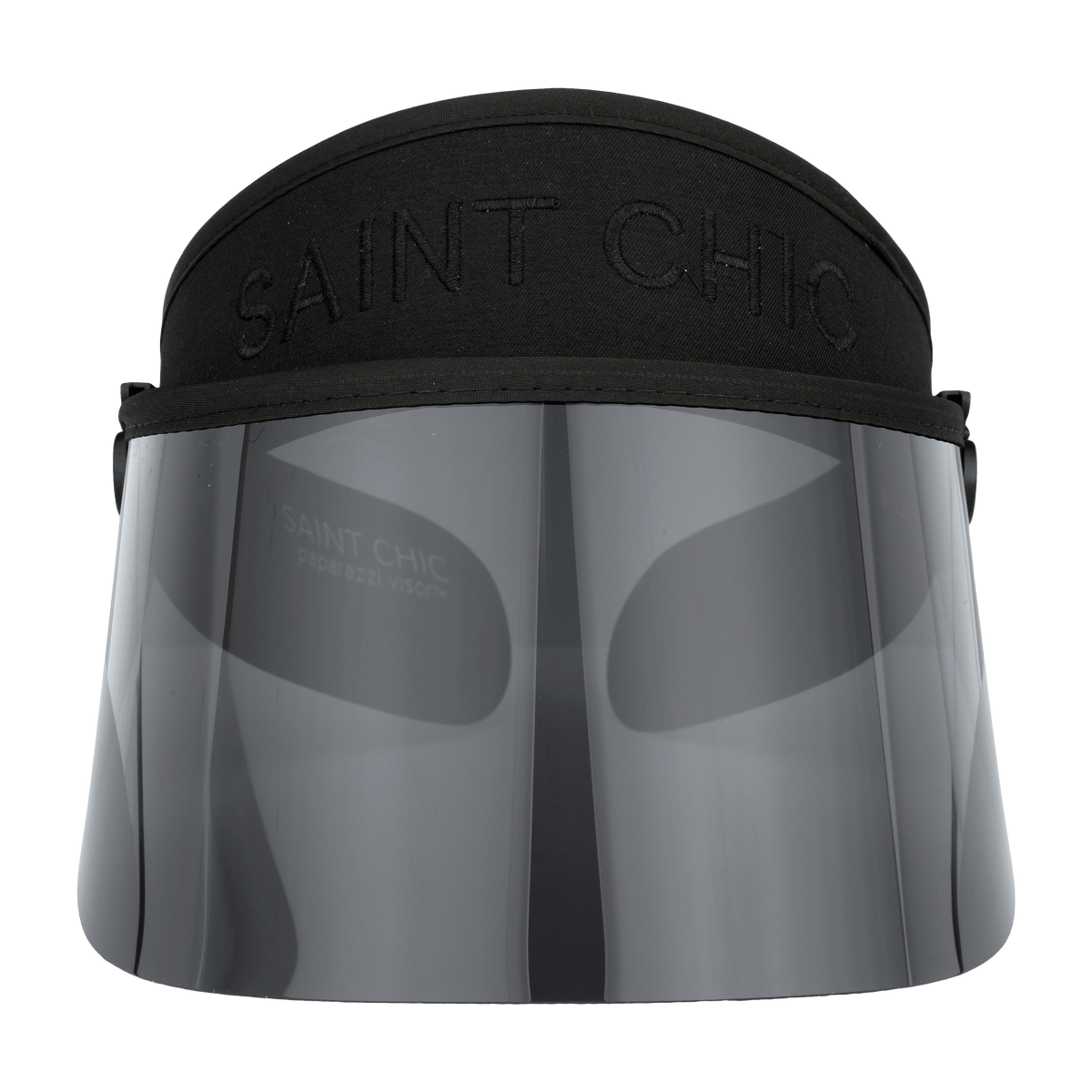BLACKOUT Paparazzi Visor® 2.0 – All-Black Sun Shield-Hats-SAINT CHIC-SAINT CHIC