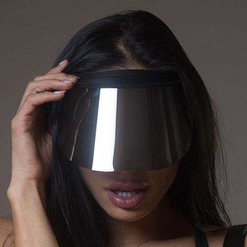 Chrome Anti Paparazzi Visor®-Hats-SAINT CHIC-Black-SAINT CHIC