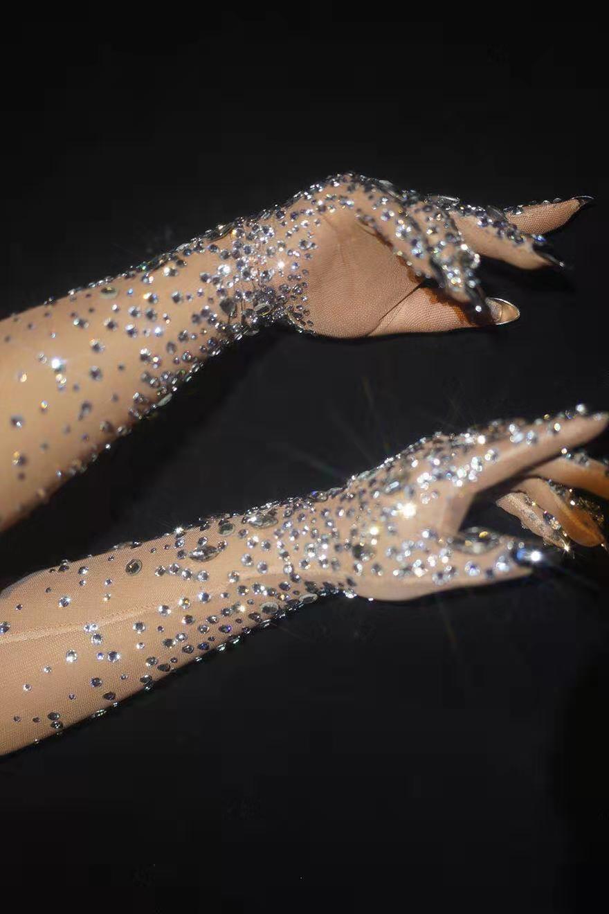 HOLLYWOOD Party Gloves-Gloves-SAINT CHIC-Cluster-SAINT CHIC