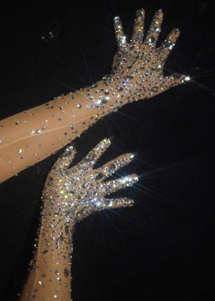 HOLLYWOOD Party Gloves-Gloves-SAINT CHIC-Cluster-SAINT CHIC