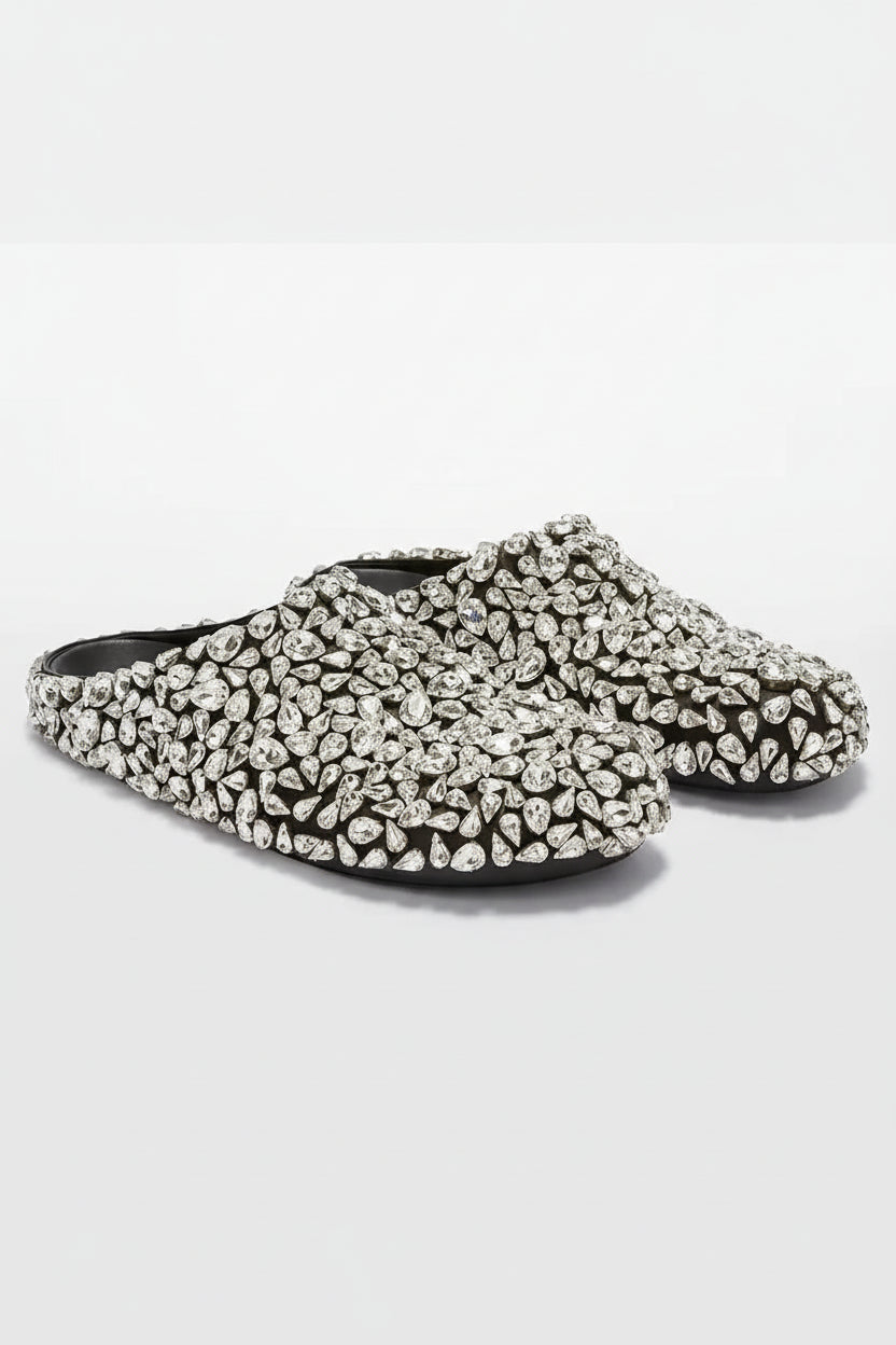 CRYSTAL DRENCH Slides-shoe-SAINT CHIC Main image