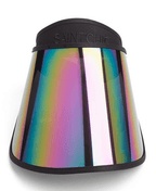 PAPARAZZI VISOR® 1.0 – Black Rainbow Lens Sun Shield-Hats-SAINT CHIC