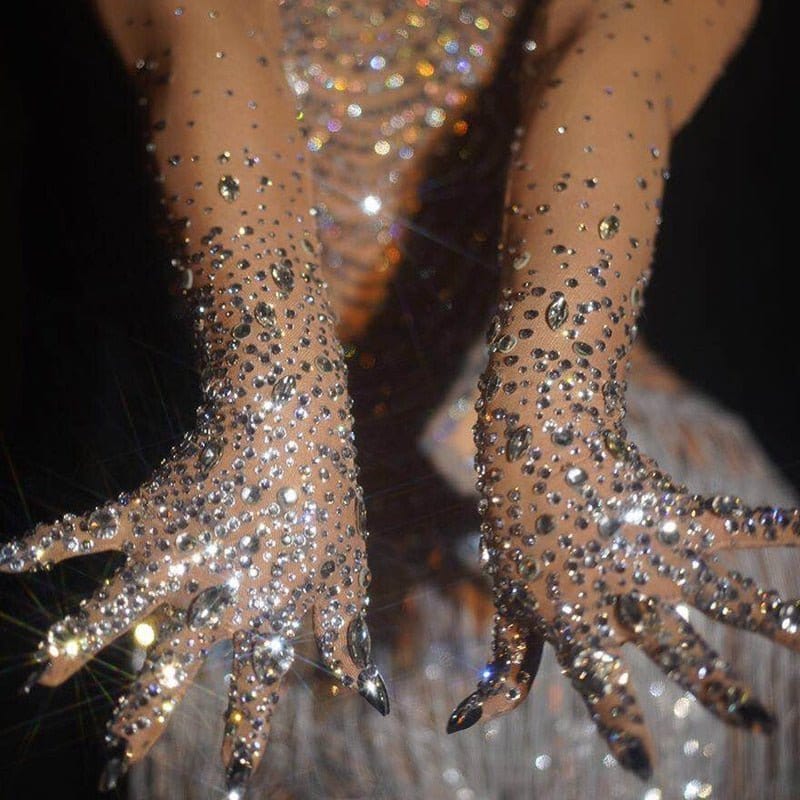 HOLLYWOOD Party Gloves Secondary image